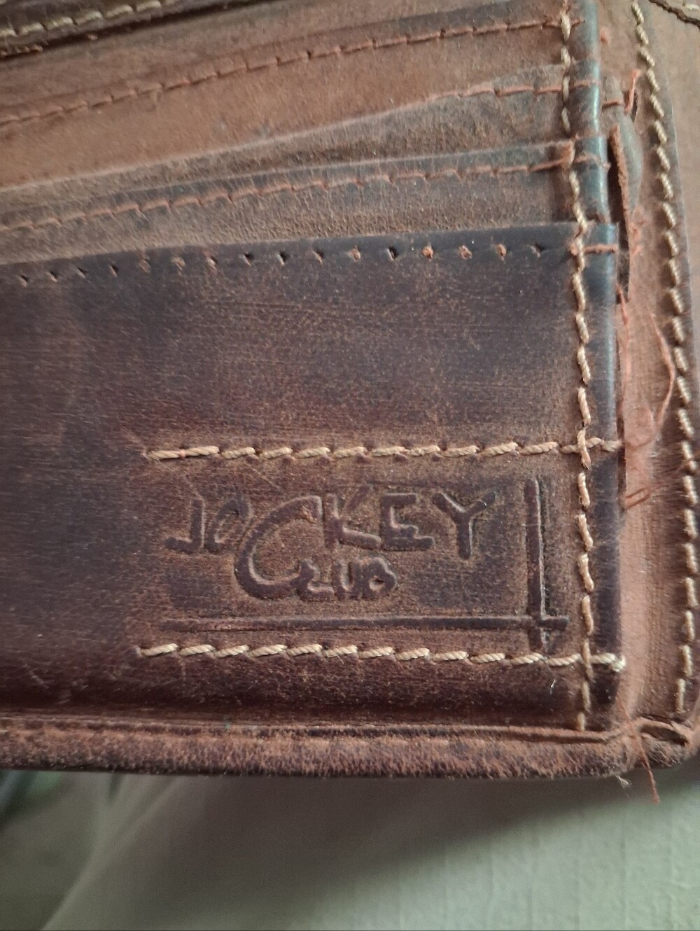 Jockey Club Natural Hunter Leather Bifold